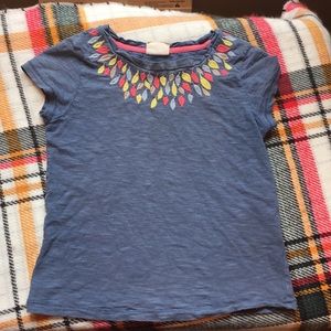 Mini Boden adorable girls shirt. 5-6 Y
